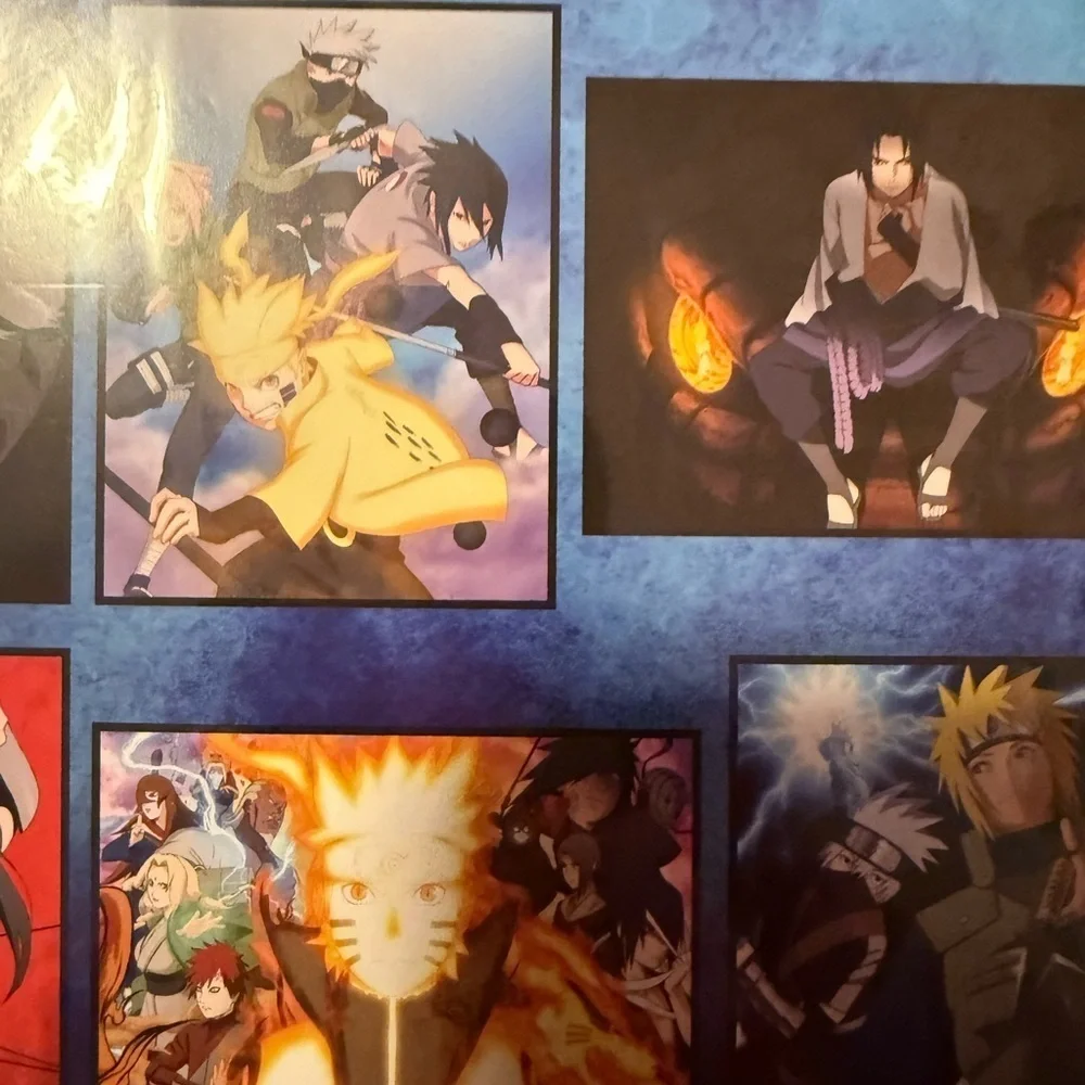 Naruto Shippuden poster and sticker books set